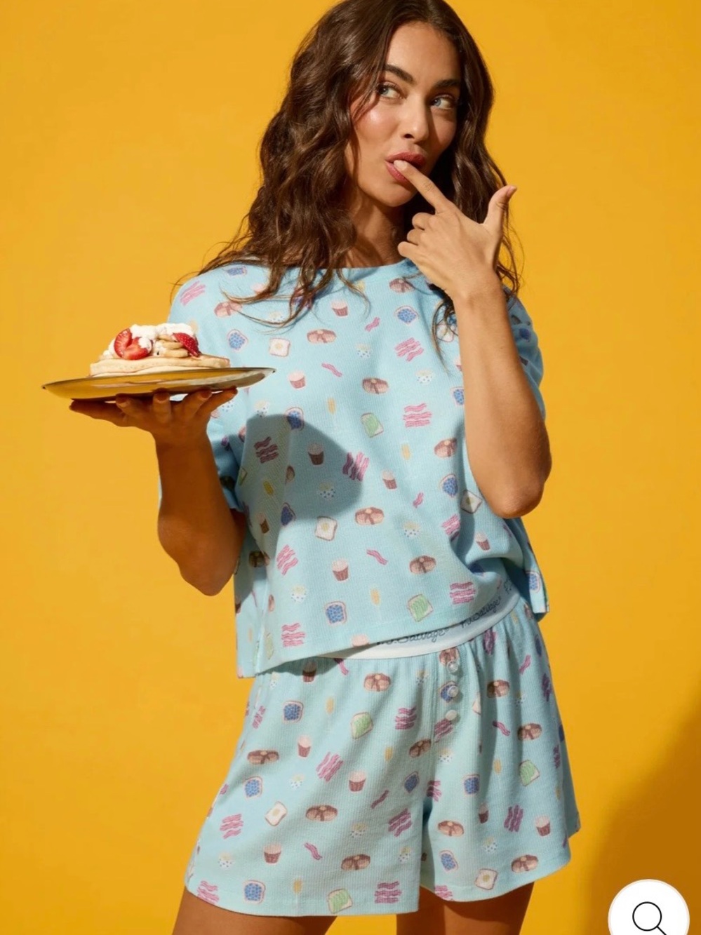 PJ Salvage Boyfriend Boxer Sunday Brunch Short PJ Set